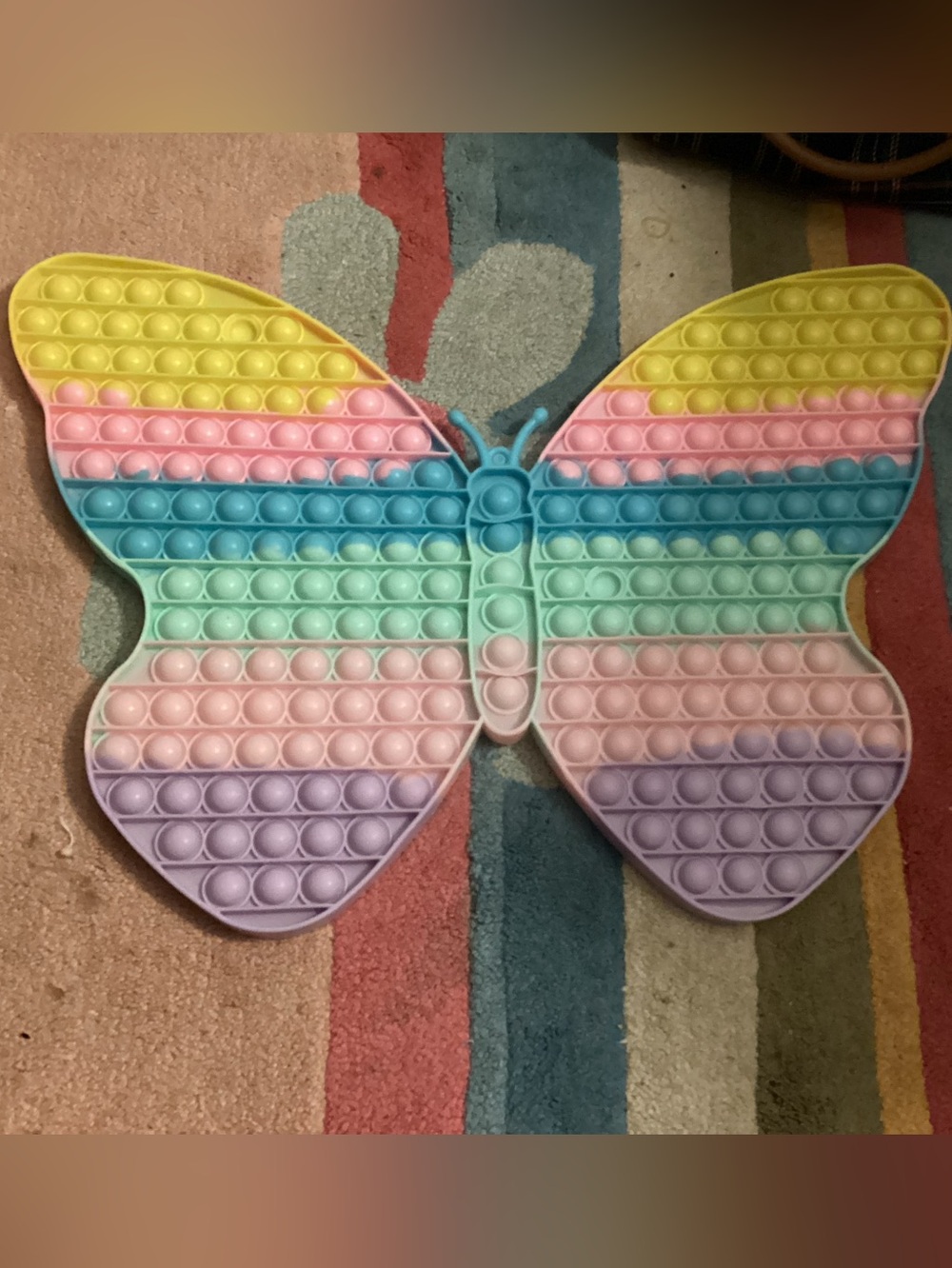 Butterfly Pop-It Sensory Fidget Toy - Multi Pastel Colors